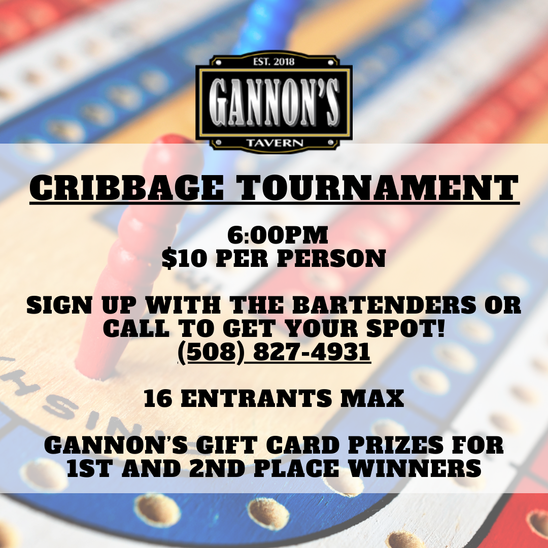 Cribbage At Gannon's!