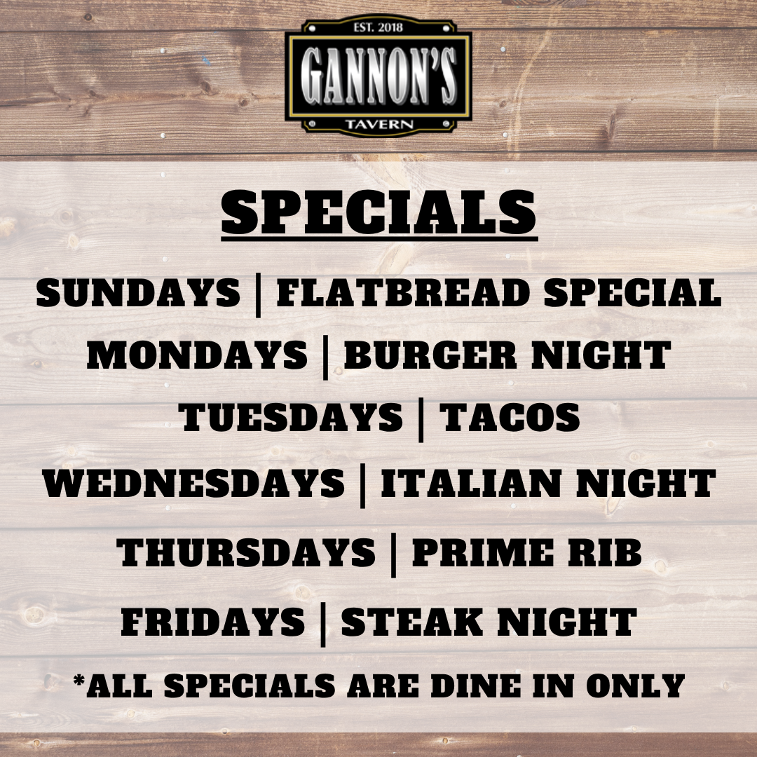 Weekly Specials
