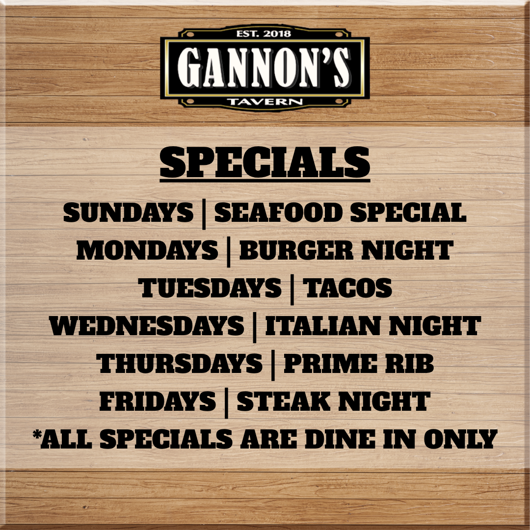 Weekly Specials